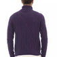 Regal Purple Turtleneck Essential Sweater