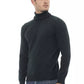 Elegant Turtleneck Woolen Sweater in Rich Green
