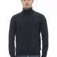 Elegant Turtleneck Woolen Sweater in Rich Green