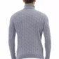 Elegant Light Blue Turtleneck Sweater