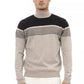 Beige Mock Neck Luxury Sweater