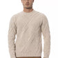 Sophisticated Crewneck Sweater in Beige Tone