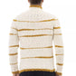 Beige Mock Neck Cozy Knit Sweater