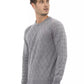 Elegant Gray Crewneck Sweater in Luxe Blend