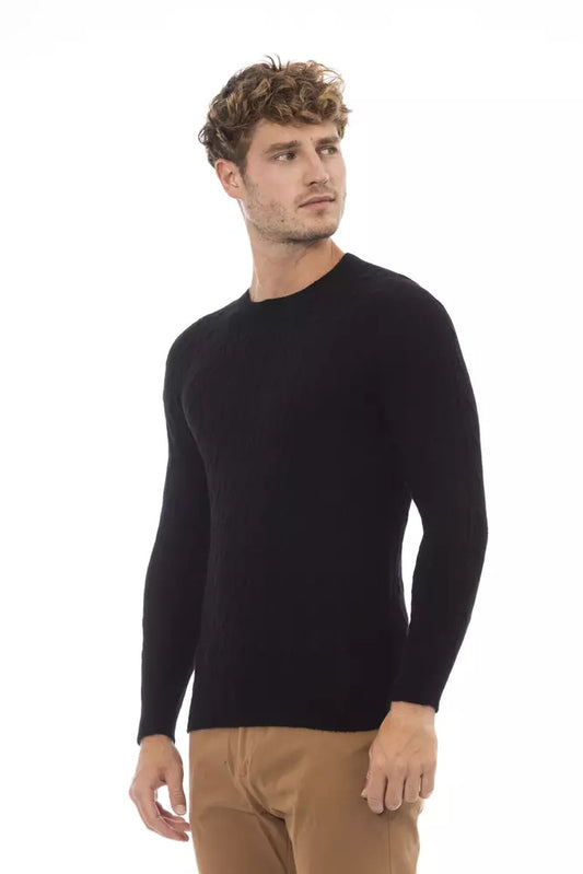 Elegant Crewneck Sweater in Sumptuous Blend