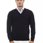 Elegant V-Neck Wool Blend Sweater