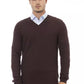 Classic V-Neck Merino Wool Sweater - Sumptuous Brown