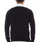 Elegant V-Neck Sweater in Sleek Black