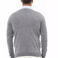 Chic V-Neck Sweater in Subtle Gray