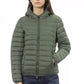 Chic Green Quilted Hooded Jacket