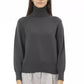 Elegant Green Turtleneck Sweater
