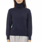 Elegant Turtleneck Sweater in Chic Blue