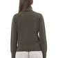 Emerald Elegance Merino Wool Turtleneck