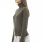 Emerald Elegance Merino Wool Turtleneck