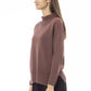 Chic Turtleneck Sweater with Side Slits