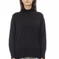 Chic Turtleneck Sweater with Side Slits