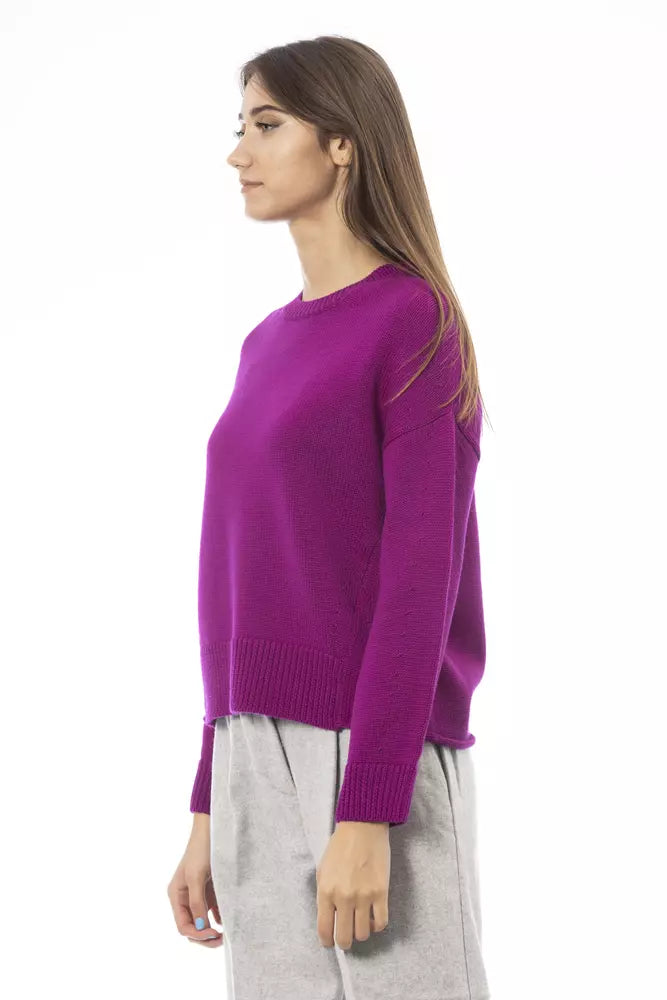 Plush Merino Wool Crew Neck Sweater