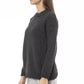 Emerald Elegance Crew Neck Sweater
