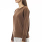 Cashmere Crew Neck Sweater in Rich Brown