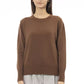 Cashmere Crew Neck Sweater in Rich Brown