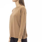 Chic Beige Crew Neck Sweater