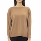 Chic Beige Crew Neck Sweater