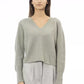 Emerald Elegance V-Neck Sweater - Cozy Chic