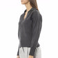 Chic V-Neck Pocket Sweater in Lush Green