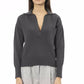 Chic V-Neck Pocket Sweater in Lush Green