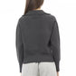 Chic V-Neck Pocket Sweater in Lush Green
