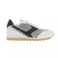 Multicolored Lace-Up Sneaker with Rubber Sole