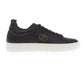 Elegant Monocolor Lace-Up Sneakers