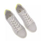 Elegant White Monocolor Leather Sneakers