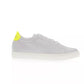 Elegant White Monocolor Leather Sneakers