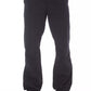 Chic Contrasting Stitch Cotton Pants
