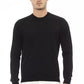 Sleek Black Crewneck Sweater for Elegant Evenings