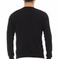Sleek Black Crewneck Sweater for Elegant Evenings