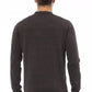 Elegant Brown Crewneck Sweater for Men