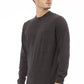Elegant Brown Crewneck Sweater for Men