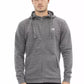 Classic Gray Hooded Zip Sweatshirt