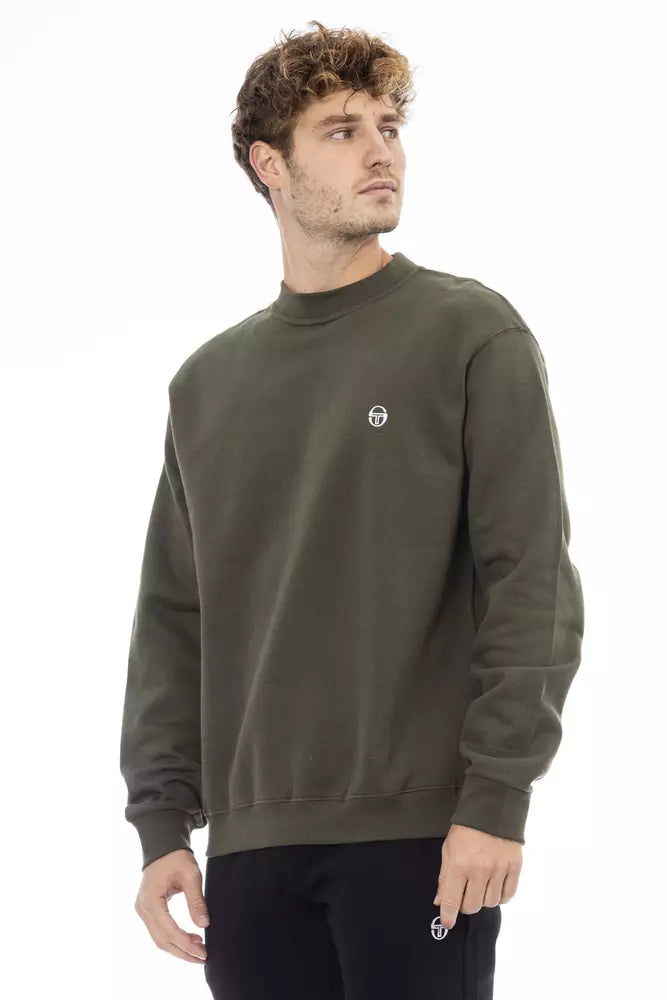 Emerald Crew Neck Fleece Sweater