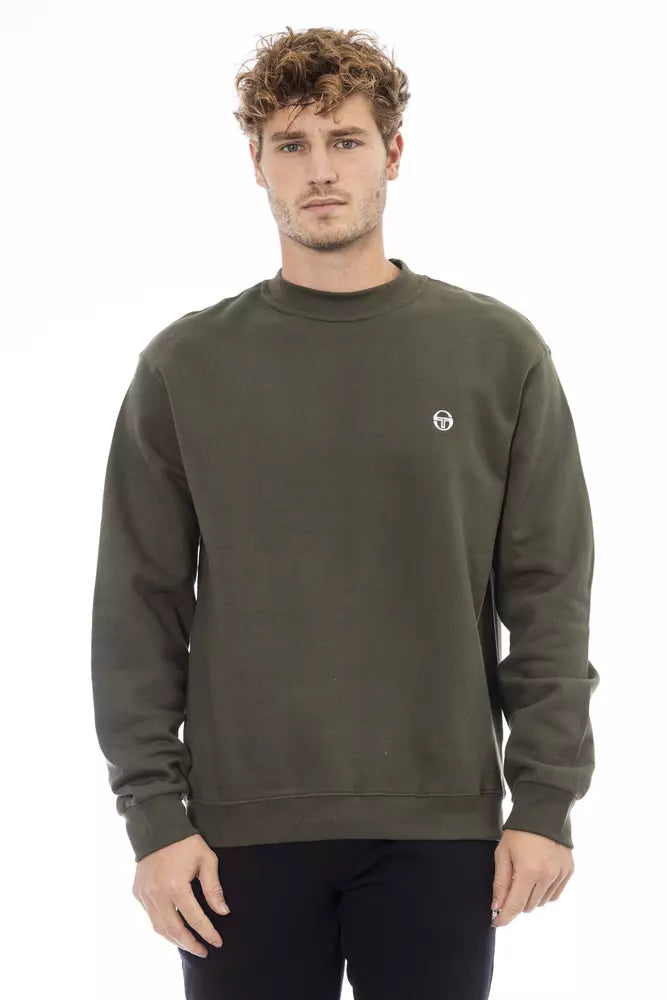 Emerald Crew Neck Fleece Sweater