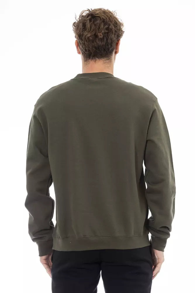 Emerald Crew Neck Fleece Sweater