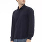 Sleek Sapphire Slim Men's Shirt