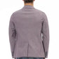 Elegant Purple Fabric Jacket