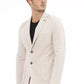 Chic Beige Cotton Blend Jacket