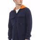 Sleek Waterproof Hooded Shirt in Blue