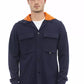 Sleek Waterproof Hooded Shirt in Blue
