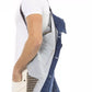 Sleek Blue Jacket with Backpack Braces & Hood