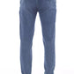Elevated Blue Denim with Edgy Detailing